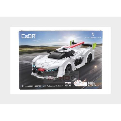 1:20 CADA Pininfarina Rc H2 Speed 296 Pcs White Black DBLC51090W