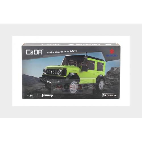 1:24 CADA Suzuki Jimmy Off-Road 192 Pcs Green Black DBLC55023W