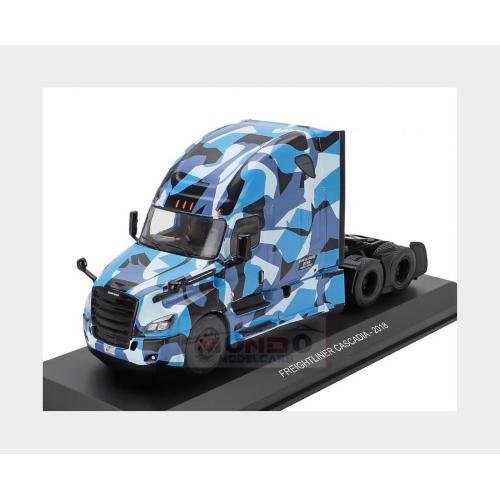 1:43 EDICOLA Freightliner Cascadia Tractor Truck 3-Assi 2018 Blue Camouflage G1470007
