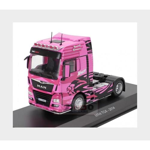 1:43 EDICOLA Man Tgx Tractor Truck 2-Assi 2014 Woman Pink Black G1470008