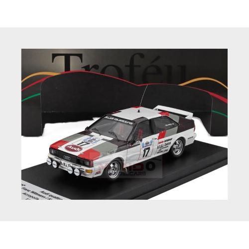 1:43 TROFEU Audi Quattro (Night Version) #17 Rally Acropolis 1981 Franz Wittmann Kurt Nestinger White Black Red TRFRRGR014