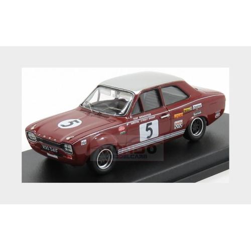 1:43 TROFEU Ford England Escort Mki 1300 Gt #5 Trophee De L'Avenir Zolder 1968 Y.Fontaine Bordeaux Silver TRRBE008