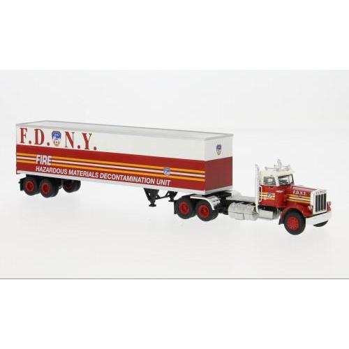 1:87 BREKINA PLAST Peterbilt 359 Ko-Sz 1973 Fdny BRE85722