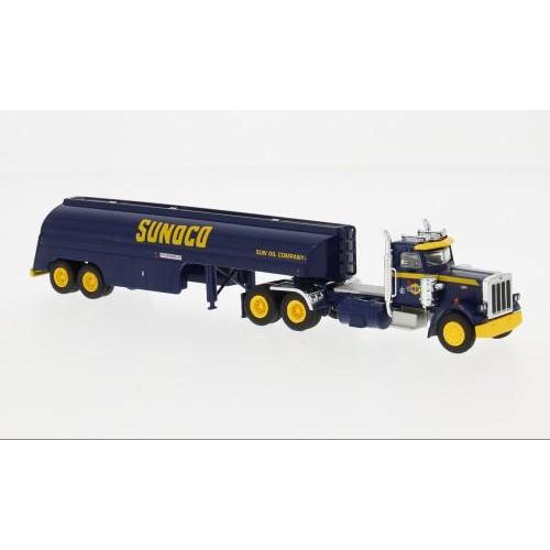 1:87 BREKINA PLAST Peterbilt 359 Tank-Sz 1973 Sunoco BRE86296