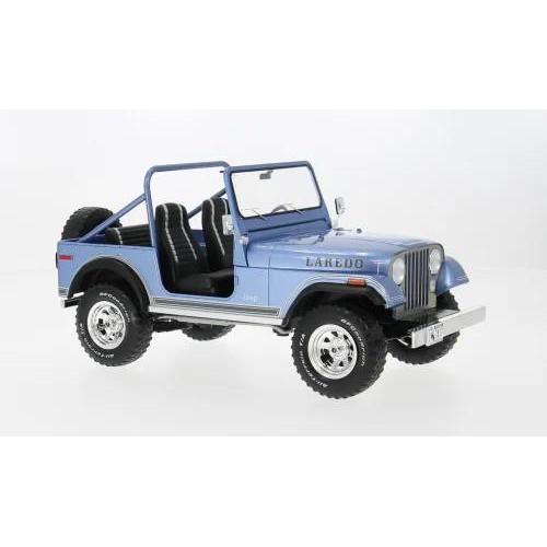 1:18 MCG Jeep Cj-7 Renegade Laredo Open 1980 Blue MCG18553