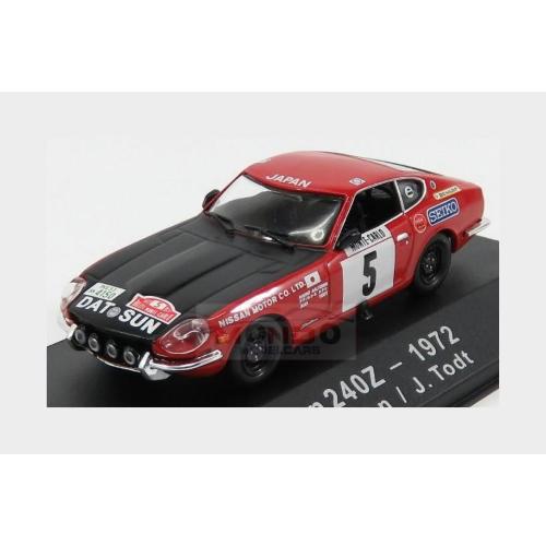 1:43 EDICOLA Nissan Datsun #5 Rally Montecarlo 1972 R.Aaltonen J.Todt Red Black 3575003-AARMA003