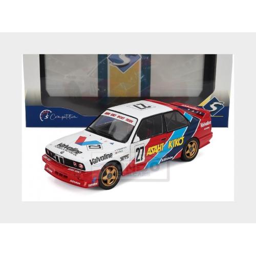 1:18 SOLIDO Bmw 3-Series (E30) #27 Jtcc Season 1986 Atsushi Kawamoto Anthony Reid White Red Blue SL1801529
