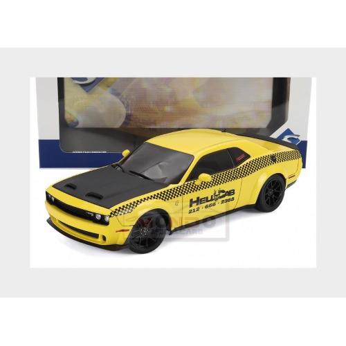 1:18 SOLIDO Dodge Challenger Srt Hellcat Redeye Widebody Nyc Hellcab 2023 Yellow Black SL1805716