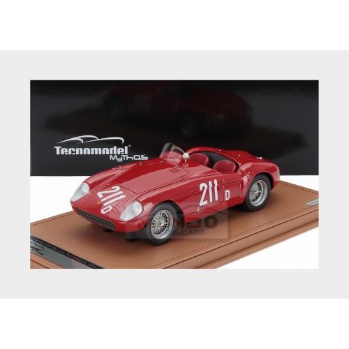 1:18 TECNOMODEL Ferrari 500 Mondial 3.0L Spider #211D 2Nd Sacramento 1956 Richie Ginther Red TM18-278F