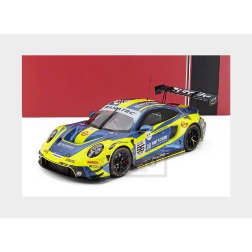 1:18 IXO Porsche 911 992 Gt3 R 4.2L Team Rutronik Racing #96 24H Spa 2024 Julien Andlauer Sven Muller Patric Niederhauser Yellow Blue LEGT18-249605