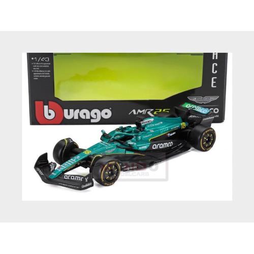 1:43 BURAGO Aston Martin F1 Amr25 Team Aramco Cognizant #18 Season 2025 Lance Stroll Green Black BU38250-S