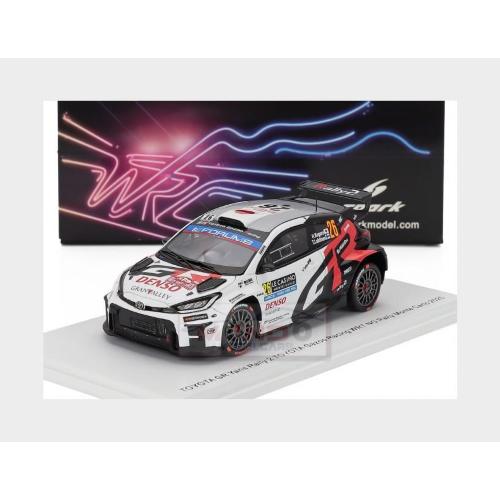 1:43 SPARK Toyota Yaris Gr Rally2 Hybrid Team Toyota Gazoo Racing Wrt Ng (Night Version) #26 Rally Montecarlo 2025 Hikaru Kogure Topi Luhtinen White S6899