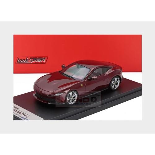 1:43 LOOKSMART Ferrari Amalfi 2025 Rubino Micalizzato Dark Red LS560H