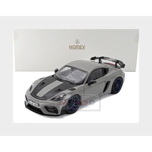 1:18 NOREV Porsche 718 Cayman Gt4 Rs Weissach Package 2023 White Black NV187253
