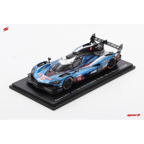 1:43 SPARK Alpine A424 3.4L Turbo V6 Team Alpine Endurance #35 9Th 24H Le Mans 2025 Paul Loup Chatin Ferdinand Habsburg Charles Milesi S9264