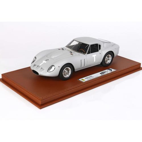1:18 BBR Ferrari 250 Testarossa 1957 Driver Willy Mairesse Stirling Moss Whit Showcase BBR1855A-VET