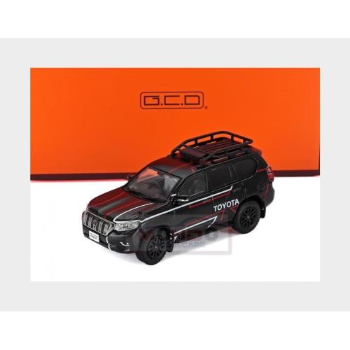 1:64 GCD-MODELS Toyota Land Cruiser Prado 150 2021 Matt Black KS-033-216