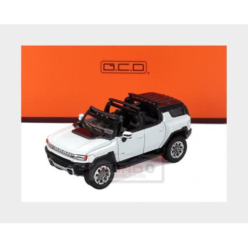 1:64 GCD-MODELS Gmc Hummer Ev 2022 White KS-049-360