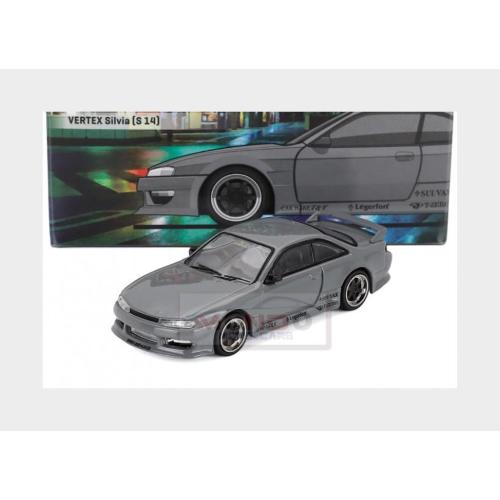 1:64 TARMAC Nissan Silvia (S14) Vertex 1197 Silver T64G-018-GY