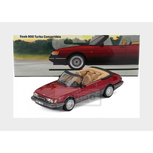 1:64 TARMAC Saab 900 Turbo Cabriolet 1989 Red T64G-067-RE