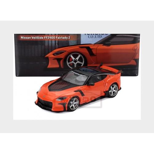 1:64 TARMAC Nissan Z Ffz400 Veilside Coupe 2024 Orange Black T64G-074-OR
