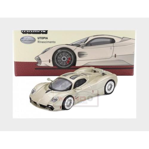 1:64 TARMAC Pagani Utopia 2022 Grigio Rinascimento Light Grey T64G-TL055-Bi