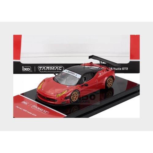 1:64 TARMAC Ferrari 458 Italia Gt3 2011 Red T64R-073-RE