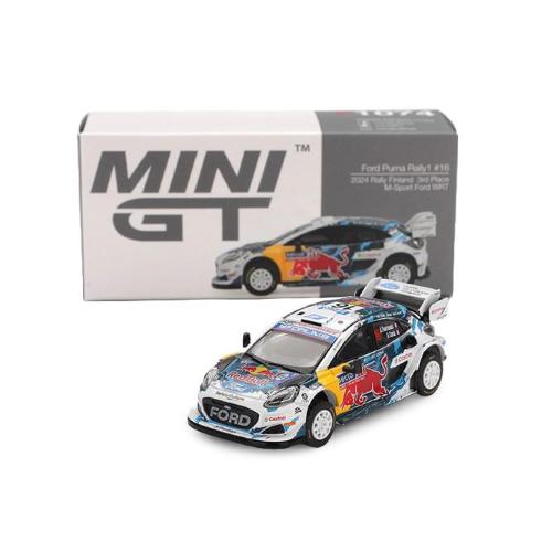 1:64 MINI GT Ford Puma Rally 1 #16 Msport 3Rd Place Wrt Rally Finland 2004 Mini-Gt MGT01074-L