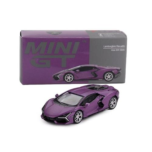 1:64 MINI GT Lamborghini Revuelto Viola 30Th Matte 2024 Mini-Gt MGT01121-L