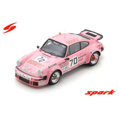 1:18 SPARK Porsche 911 934 3.0L Turbo Team Perrier #70 24H Le Mans 1981 Thierry Perrier Valentin Bertapelle Bernard Salam Pink 18S869