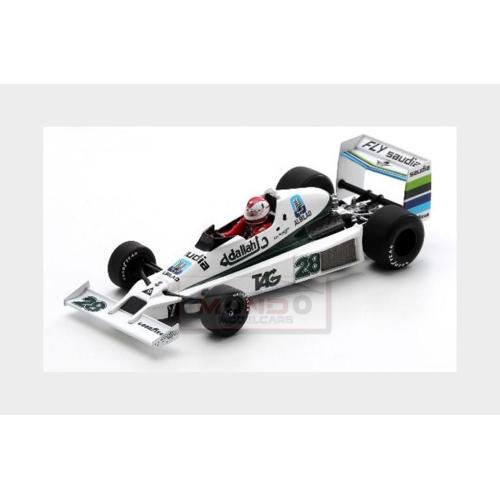 1:43 SPARK Williams F1 Fw06 #28 Argentina Gp 1979 Clay Regazzoni White Green S7497