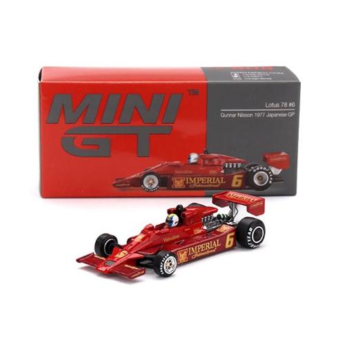1:64 MINI GT Lotus 78 #6 Gunnar Nilsson Japanese Gp 1977 Mini-Gt MGT00808-L