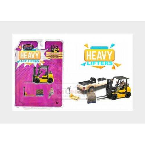 1:64 AMERICAN DIORAMA Accessories B316 Carrello Elevatore Verticale Vertical Order Picker 4 Wheels Various AD-2431