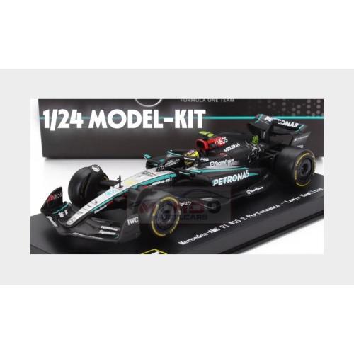 1:24 BURAGO Mercedes Gp F1 W15 Eq Performance Team Amg Petronas Motorsport #44 Season 2024 Lewis Hamilton Black Silver Green BU28513-KIT