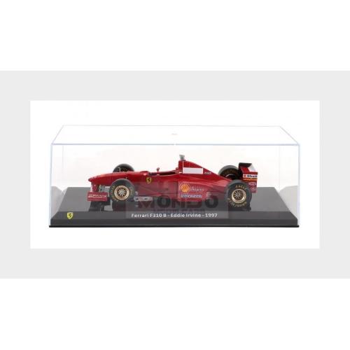 1:24 EDICOLA Ferrari F1 F310B #6 Season 1997 Eddie Irvine Con Vetrina With Showcase Red FE24-0065