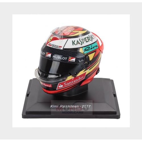 1:5 EDICOLA Helmet F1 Casco Helmet Kimi Raikkonen Team Ferrari Sf70H Season 2017 Red White HELFE93