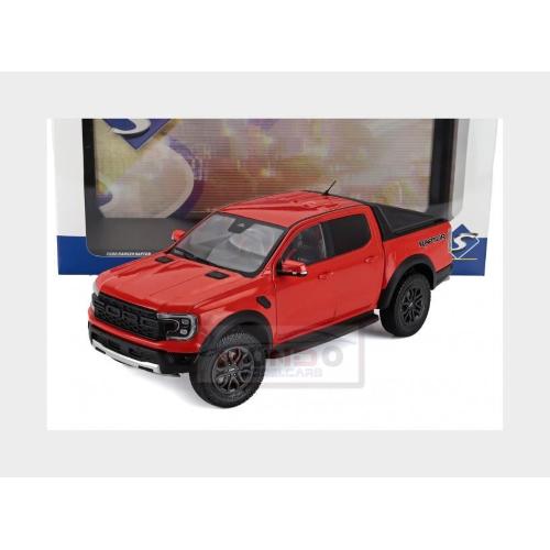 1:18 SOLIDO Ford Usa Ranger Raptor Pick-Up Double Cabine 2024 Dark Orange SL1813901