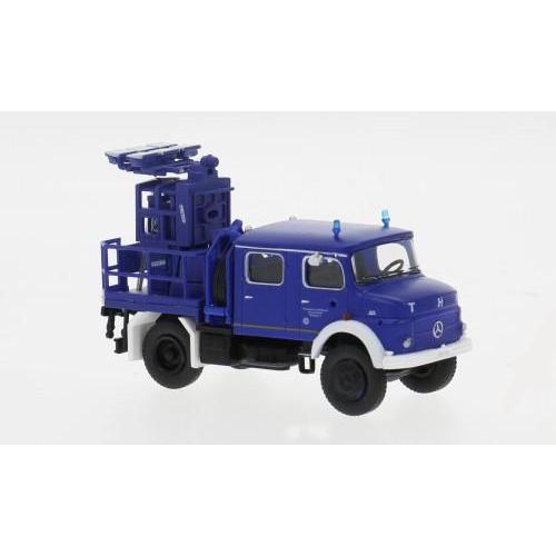 1:87 BREKINA PLAST Mercedes La 911 Lichtmastwagen 1966 Thw Stuttgart BRE47195