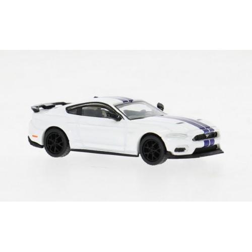1:87 PREMIUM CLASSIXXS Ford Mustang Vi Mach I White/Dark Blue 2020 PCX870569