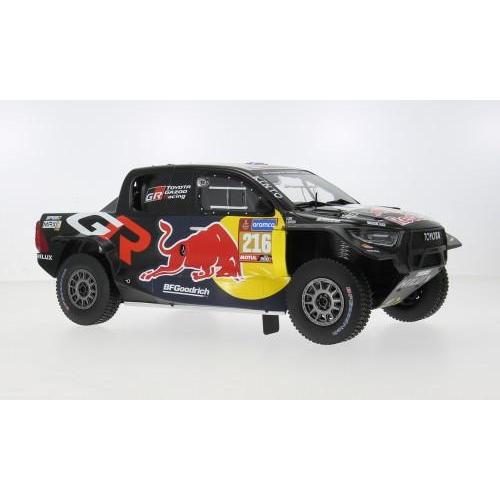 1:18 IXO Toyota Gr Dkr Hilux Team Toyota Gazoo Racing #216 Rally Dakar 2024 Seth Quinter Dennis Zenz Black Yellow Red 18RMC238B.22