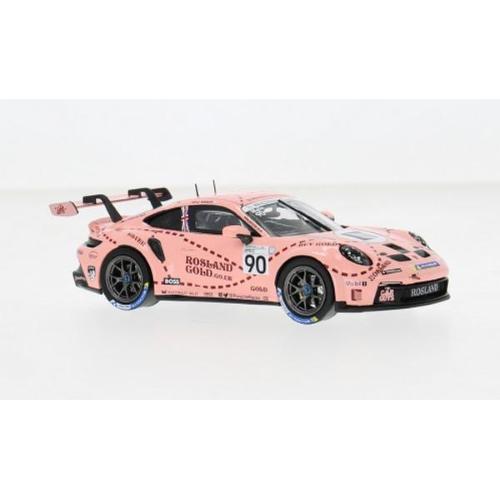 1:43 IXO Porsche 911 992 Gt3 Cup Coupe #90 3Rd Brands Hatch 2023 Josh Malin Pink GTM173.22