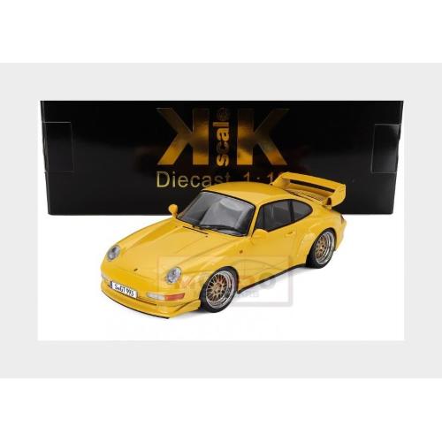 1:18 KK SCALE Porsche 911 993 Gt2 Coupe 1996 Cerchi Bbs Bbs Rims Yellow KKDC181422B