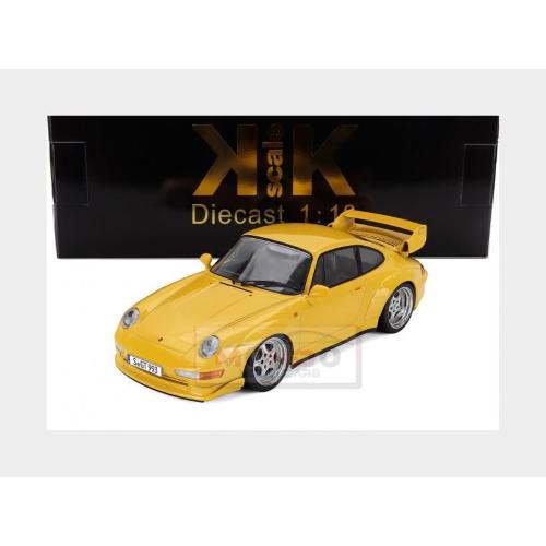 1:18 KK SCALE Porsche 911 993 Gt2 Coupe 1996 Cerchi Speedline Speedline Rims Yellow KKDC181422S
