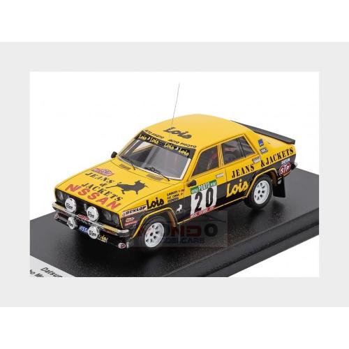 1:43 TROFEU Datsun 160J (Night Version) #20 Rally Portugal 1983 Santinho Mendes Rui Cunha Yellow TRFDSN351
