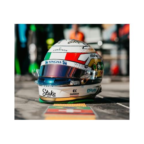 1:5 SPARK Bell Helmet Casco Helmet F1 Gabriel Bortoleto Stake F1 Team Kick Sauber Gp 2025 5HF224