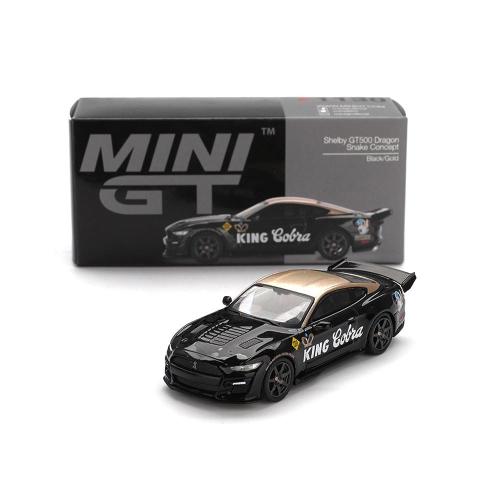 1:64 MINI GT Shelby Gt500 Dragon Snake Black & Gold 2020 Mini-Gt MGT01130-L