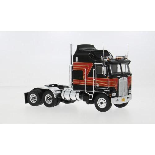 1:43 IXO Kenworth K100 Aerodyne Tractor Truck 3-Assi 1976Black Red TR229.22
