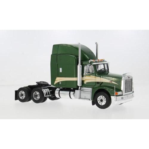 1:43 IXO Peterbilt 377 A/E Tractor Truck 3-Assi 1998Dark Green Met TR232.22