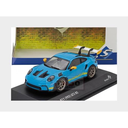 1:43 SOLIDO Porsche 911 992 Gt3 Rs Coupe Tribute 24H Daytona 2023 Light Blue Yellow SL4314803