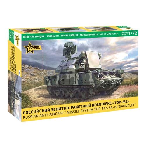 1:72 ZVEZDA Russian Anti-Aircraft Missile System Tor-M2/Sa-15 Gauntlet Kit ZS5081